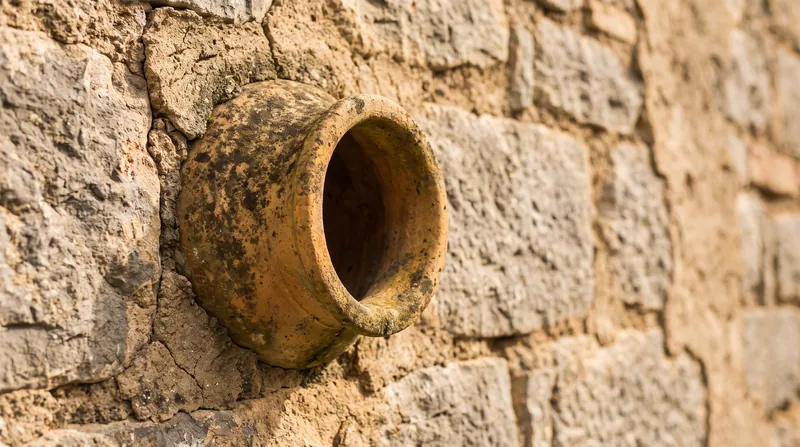 The jars were specifically sized to resonate at the fundamental frequencies of the male voices performing Gregorian chant.