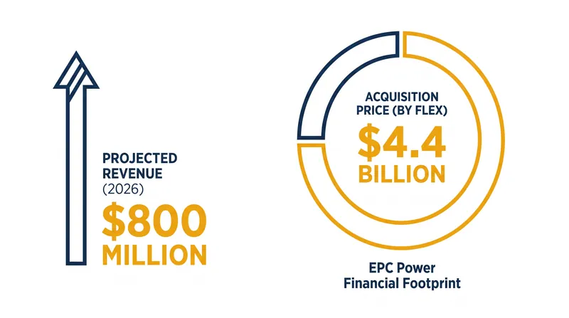 Flex is paying roughly 5.5 times EPC Power's projected 2026 revenue to secure the technology.