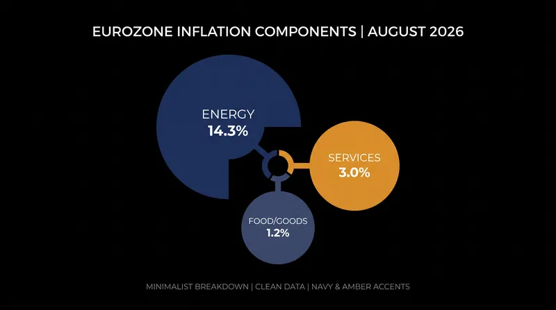 Energy prices were the primary driver of the August inflation acceleration, masking a slowdown in services.
