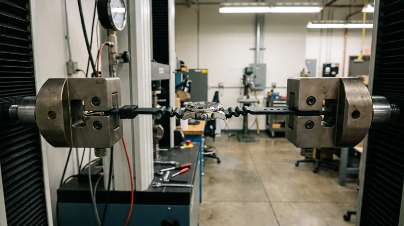 The ISO 6425 standard requires the strap and spring bars to withstand 200 Newtons of pulling force.
