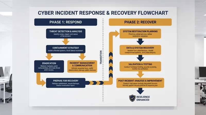 Effective response and recovery rely entirely on playbooks established and tested before a breach occurs.