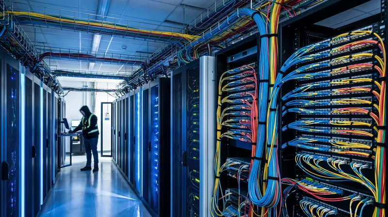 Undersea fiber-optic cables carry roaming data back to the home network, incurring a physical speed-of-light penalty.