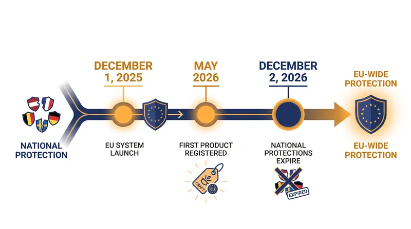 Member states have until December 2026 to transition their existing national craft protections to the EU framework.