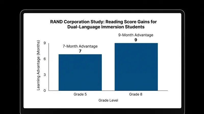 Students randomly assigned to immersion programs in Portland showed significant long-term reading gains.