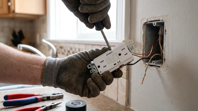 Dual-function receptacles combine both detection mechanisms for areas requiring both shock and fire protection.