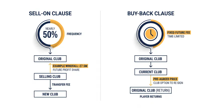 Nearly half of all permanent transfers now include a sell-on provision to guarantee future revenue.