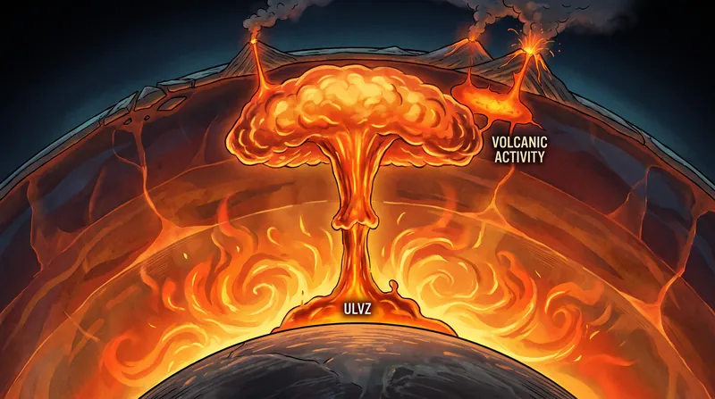 Iron-rich ULVZs act as thermal radiators, efficiently transferring heat from the core to drive mantle plumes.