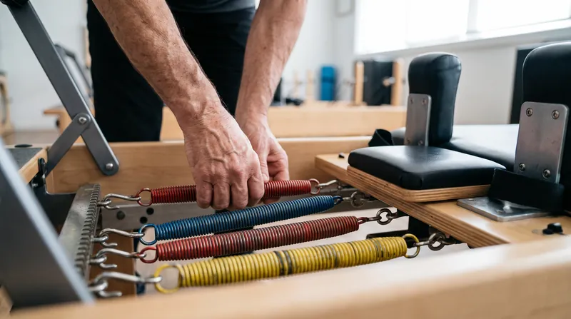 Spring tension is precisely calibrated to support weak limbs or challenge stabilizing muscles based on assessment findings.