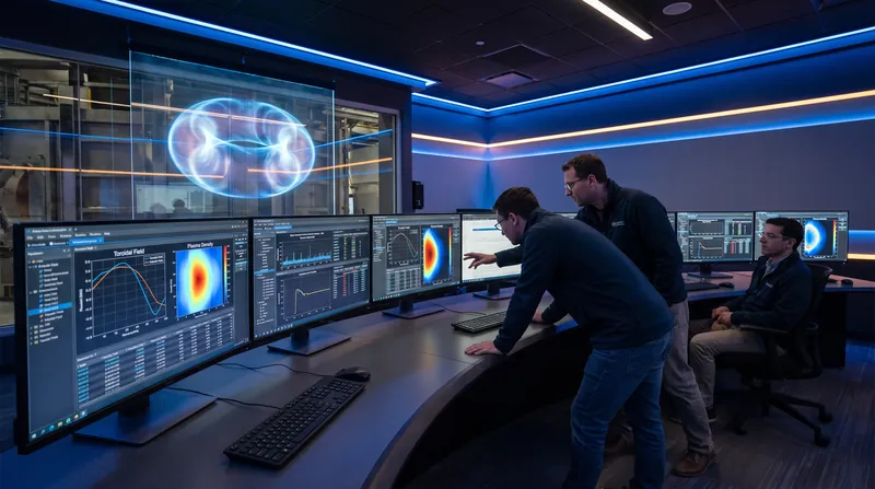 Researchers monitor the PACMAN framework as it simultaneously optimizes multiple heating systems and magnetic controls in real time.