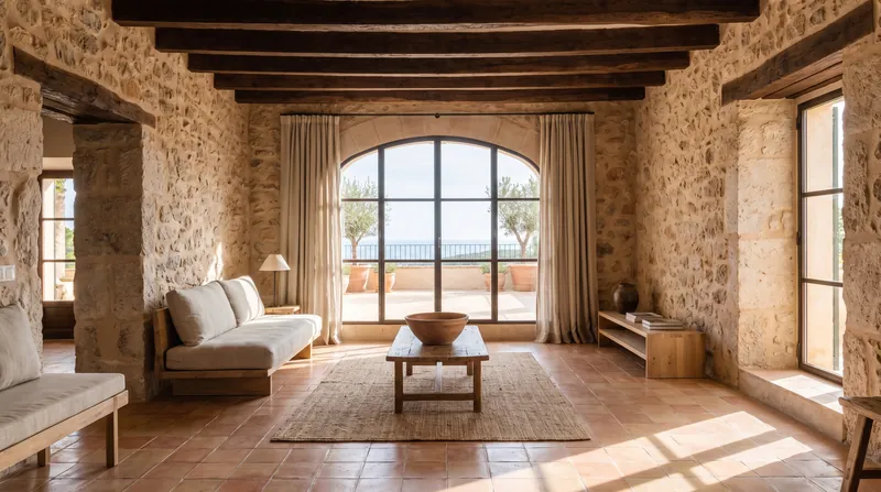 The thick stone walls and natural materials regulate indoor temperatures, significantly lowering utility bills for residents.