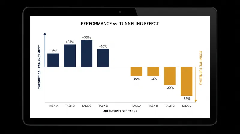 Clinical data shows that while stimulants increase wakefulness, they frequently degrade complex multi-tasking abilities.