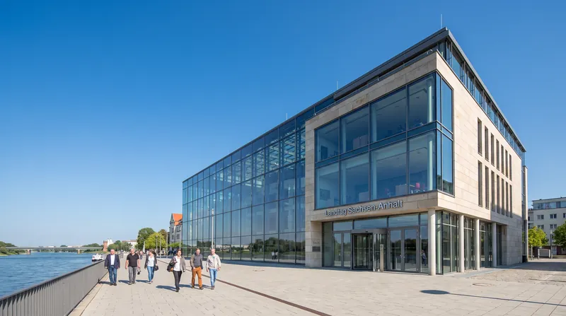 The Landtag of Saxony-Anhalt in Magdeburg, where mainstream parties will attempt to form a government without the AfD.