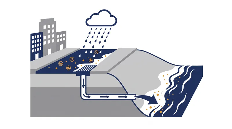 Urban stormwater runoff is the primary driver of elevated bacterial counts at coastal beaches.