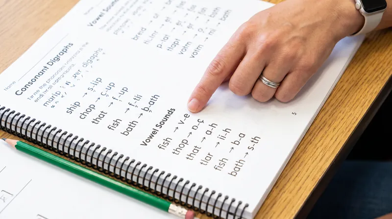 Decoding interventions focus on the mechanical translation of printed letters into spoken sounds.
