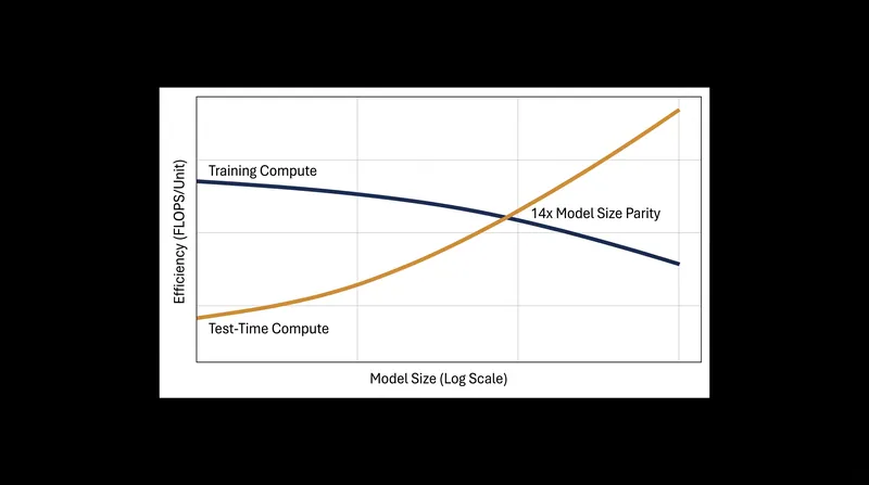 Researchers found that allocating compute during inference allows smaller models to match the performance of systems 14 times their size.