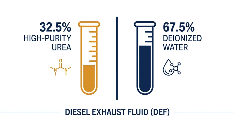 Diesel Exhaust Fluid is formulated at a specific ratio to ensure the lowest possible freezing point.