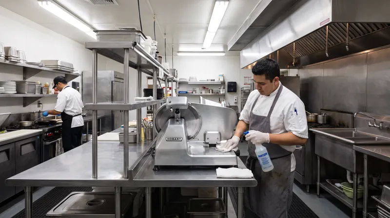 Retailers and restaurants that handled the recalled pork must thoroughly sanitize slicers and prep surfaces to prevent cross-contamination.