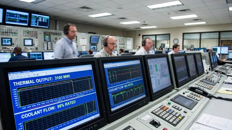 Operators verify the negative temperature coefficient during every reactor startup to ensure the core remains thermodynamically stable.