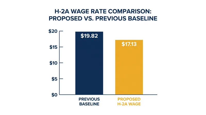 The blocked rule would have allowed agricultural employers to pay lower base rates and deduct housing costs.