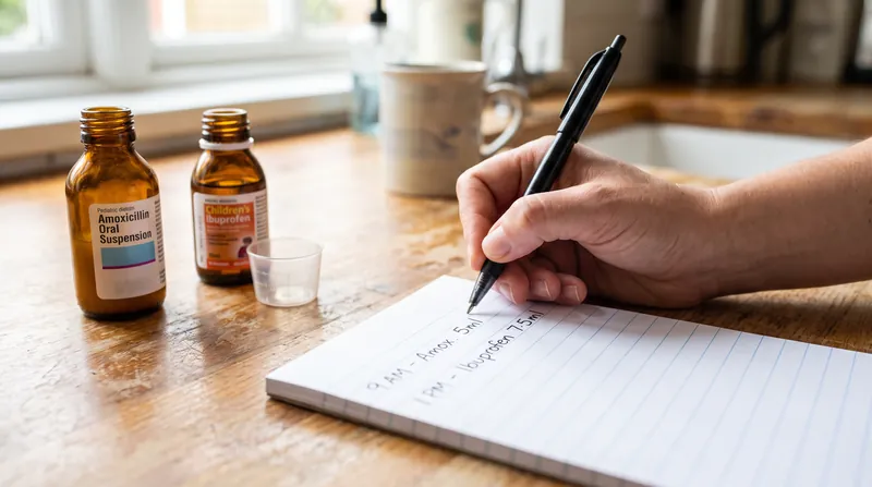 Urgent care providers stress that parents who alternate medications must physically write down every dose to prevent accidental toxicity.