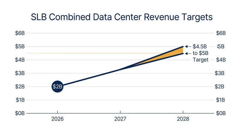 SLB targets up to $5 billion in combined data center revenue by 2028.