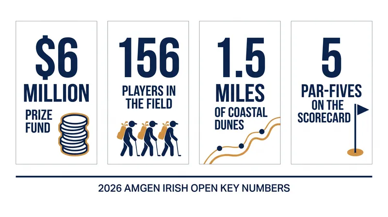 By the numbers: The 2026 Amgen Irish Open at Doonbeg.