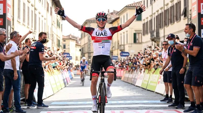 Tadej Pogačar holds an untouchable lead in the UCI individual rankings with over 11,300 points.