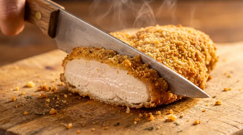 Air frying can aggressively dehydrate lean proteins if the cooking time and temperature are not monitored closely.