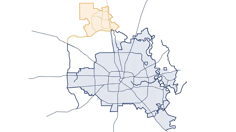 The agreement permanently prevents Houston from annexing the master-planned community of The Woodlands.