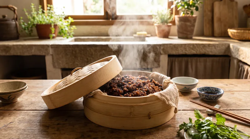 Glutinous rice relies on a near-total absence of amylose to achieve its signature sticky texture.