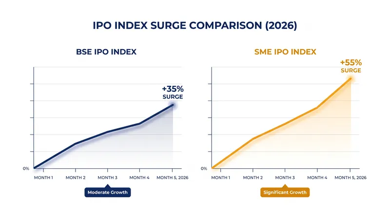 SME listings have significantly outperformed the broader IPO market in 2026.