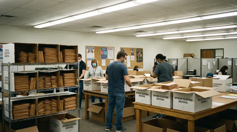 Administrators across 23 states have already printed their ballot materials for the upcoming election.