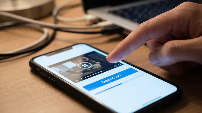 Official download features keep the media locked inside the application's sandbox.