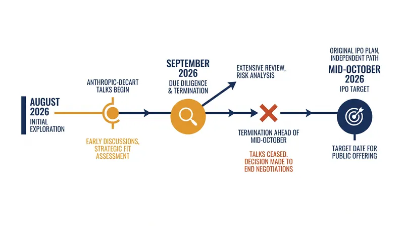 The $6.0 billion acquisition talks dissolved just weeks before Anthropic's expected IPO.