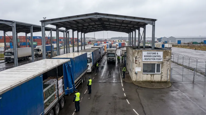 The crossing is expected to handle up to 300 commercial vehicles per day during its initial phase of operation.