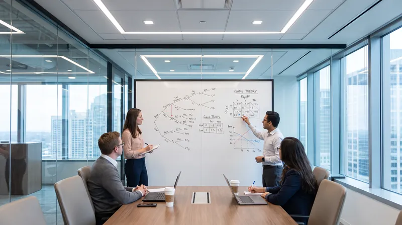 Firms use game theory to map out competitor responses and avoid value-destroying price wars.