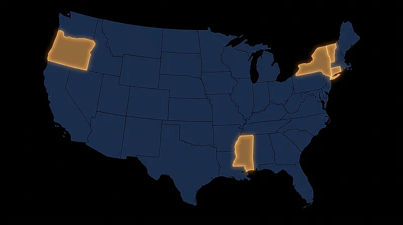 Only five U.S. states currently permit electoral fusion, following a wave of bans in the 1920s.