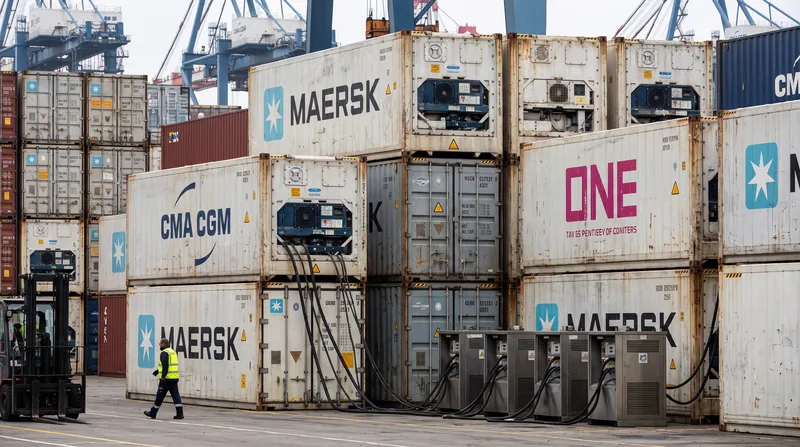 Temperature-controlled shipments face an elevated risk of spoilage as cargo remains stranded on the docks.