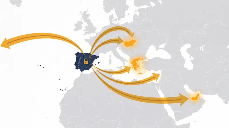 With the Iberian Peninsula effectively closed to new applicants, global wealth is pivoting toward the eastern Mediterranean and the Middle East.