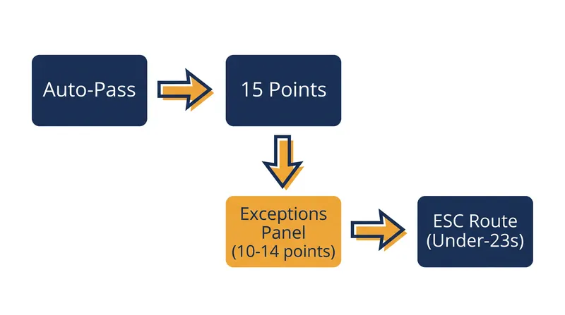 The four distinct pathways to securing a Governing Body Endorsement for an overseas player.