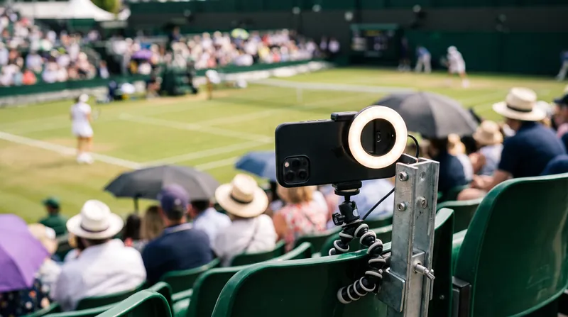 Ring lights and tripods will be added to the list of prohibited items at the All England Club.