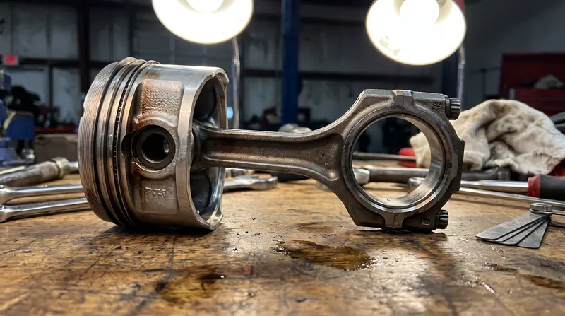 Severe engine knock can shatter forged pistons and bend connecting rods, resulting in catastrophic engine failure.