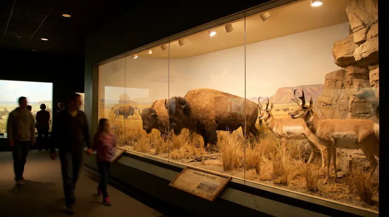 The museum is known for its historic wildlife dioramas, created in the 1920s and 1930s.