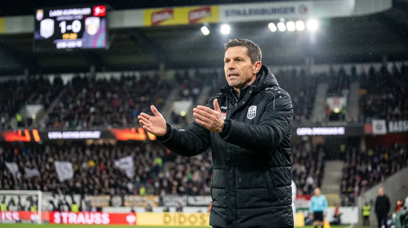 LASK manager Dietmar Kühbauer has instilled a fearless, attacking mentality in his squad.