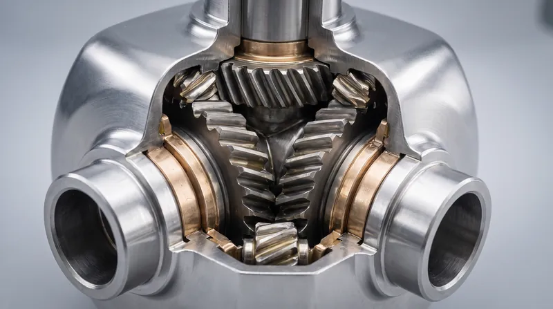 A torque-sensing differential relies on the physical friction of interlocking helical gears to instantly redirect power.