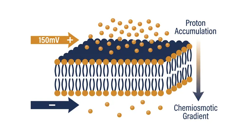 The accumulation of protons generates a localized electric field of nearly 30 million volts per meter.