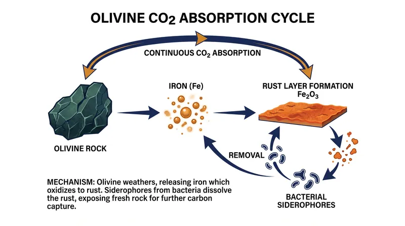 How bacterial siderophores bypass the iron-oxidation bottleneck in rock weathering.