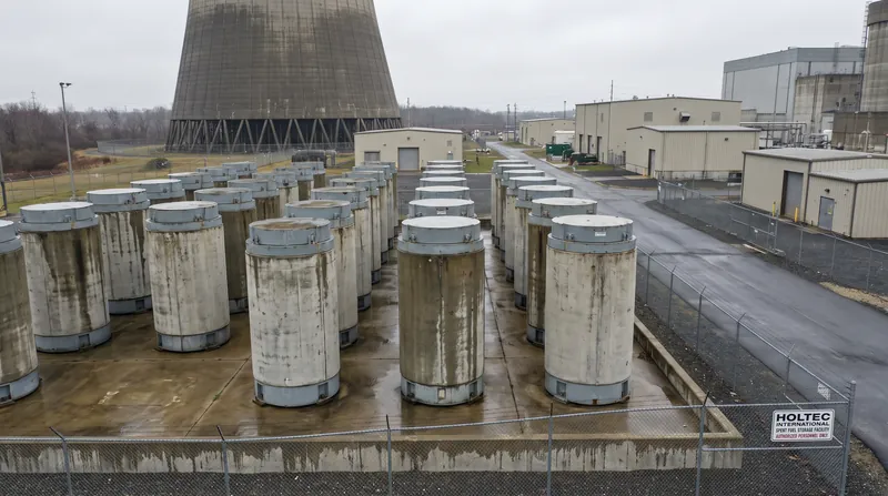 Holtec's existing spent-fuel management contracts provide baseline revenue while the company develops its small modular reactor division.