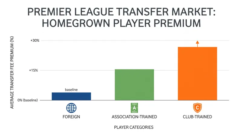 Players who fulfill strict club-trained quotas command significant premiums in the transfer market due to their scarcity.