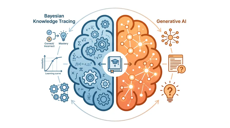 Hybrid neuro-symbolic models attempt to combine the mathematical rigor of Bayesian tracing with the conversational flexibility of LLMs.